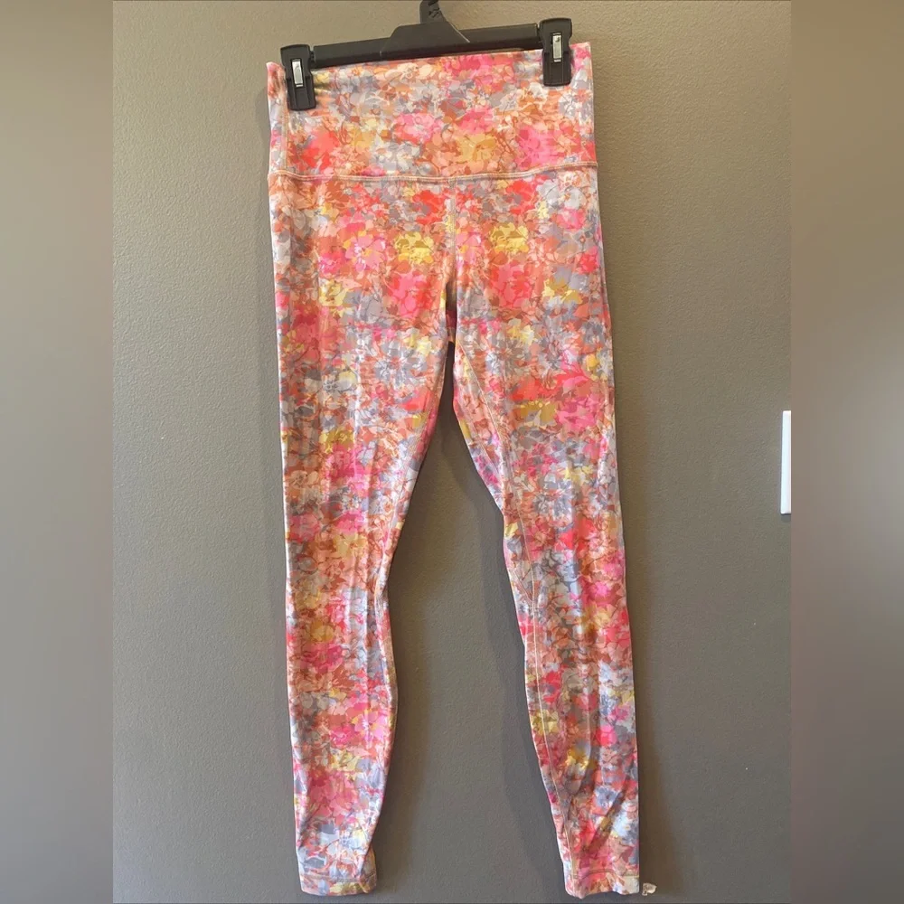 lululemon athletica Multicolor Floral Print High-Rise Leggings